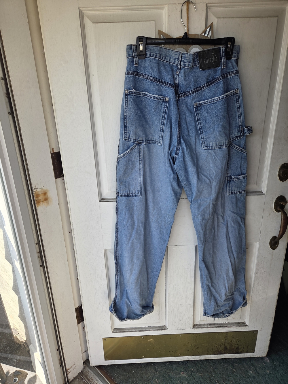 Silver Tab Levi Mom High Waisted Y2k Jeans 1990s Made In Hong Kong Vintage